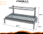 Churrasqueira Residencial INOX 430 De Alvenaria - 68 x 34cm - Imagem 2