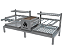 Parrilla Residencial Premium Dupla INOX 304 - 118 x 45cm Para Alvenaria - Imagem 3