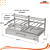 Churrasqueira Parrilla Residencial Premium INOX 304 - Alvenaria 97 x 45cm - Imagem 7