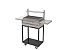 Parrilla Residencial Premium INOX 304 - Carrinho 74 x 45cm - Imagem 2