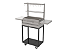 Parrilla Residencial Premium INOX 304 - Carrinho Com Tendal 74 x 45cm - Imagem 4