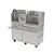 Parrilla Profissional Premium 126cm, 146cm OU 166cm, 2 Volantes Carenada - INOX 304 - Imagem 2