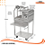 Parrilla Profissional Premium 80cm OU 100cm, 1 Volante - INOX 304 - Imagem 6