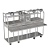 Parrilla Profissional Premium 215x60cm 4 Volantes - INOX 304 - Imagem 3
