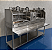 Parrilla Profissional Premium 215x60cm 4 Volantes Carenada - INOX 304 - Imagem 6