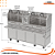 Parrilla Profissional Premium 215x60cm 4 Volantes Carenada - INOX 304 - Imagem 7
