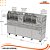 Parrilla Profissional Dupla 250x60 Em INOX 304 Com Carrinho, Fechamento e Mesa - Imagem 4