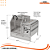 Parrilla Profissional de Alvenaria Premium 80cm OU 100cm, 1 Volante - INOX 304 - Carenada - Imagem 4
