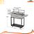 Churrasqueira Parrilla Residencial Hotbox Premium Dupla Em INOX 304 - Carrinho 97 x 45cm - Com Tendal - Imagem 7
