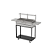 Parrilla Residencial Premium Dupla INOX 304 - Carrinho 97 x 45cm - Imagem 4