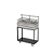 Parrilla Residencial Premium Dupla INOX 304 - Carrinho 97 x 45cm - Imagem 9