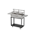Parrilla Residencial Premium Dupla INOX 304 - Carrinho 97 x 45cm - Imagem 5
