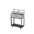 Parrilla Residencial Premium Dupla INOX 304 - Carrinho 97 x 45cm - Imagem 11