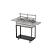 Parrilla Residencial Premium Dupla INOX 304 - Carrinho 97 x 45cm - Imagem 3
