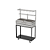 Parrilla Residencial Premium Dupla INOX 304 - Carrinho 97 x 45cm- Com Tendal - Imagem 12