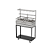 Parrilla Residencial Premium Dupla INOX 304 - Carrinho 97 x 45cm- Com Tendal - Imagem 11
