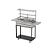 Parrilla Residencial Premium Dupla INOX 304 - Carrinho 97 x 45cm- Com Tendal - Imagem 1