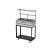 Parrilla Residencial Premium Dupla INOX 304 - Carrinho 97 x 45cm- Com Tendal - Imagem 10