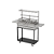 Parrilla Residencial Premium Dupla INOX 304 - Carrinho 97 x 45cm- Com Tendal - Imagem 3