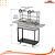 Parrilla Residencial Premium Dupla Em INOX 304 - Carrinho 97 x 45cm - Com Volante - Imagem 13