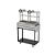 Parrilla Residencial Premium Dupla Em INOX 304 - Carrinho 97 x 45cm - Com Volante - Imagem 2