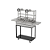 Parrilla Residencial Premium Dupla Em INOX 304 - Carrinho 97 x 45cm - Com Volante - Imagem 3