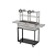 Parrilla Residencial Premium Dupla Em INOX 304 - Carrinho 97 x 45cm - Com Volante - Imagem 6