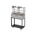 Parrilla Residencial Premium Dupla Em INOX 304 - Carrinho 97 x 45cm - Com Volante - Imagem 9