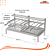 Churrasqueira Parrilla Premium De Alvenaria 97x45cm – INOX 304 - Imagem 7