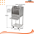 Churrasqueira Parrilla Profissional Premium de Carrinho Carenada - 67x60 - INOX 304 - Imagem 3