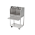 Churrasqueira Parrilla Profissional Premium de Carrinho Carenada - 91x60 - INOX 304 - Imagem 1