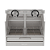 Churrasqueira Parrilla Profissional Carenada de Bancada - 91x60 - INOX 304 - Imagem 2