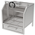 Churrasqueira Parrilla Profissional Carenada Alvenaria com Porta - 67x60 - INOX 304 - Imagem 1