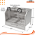 Churrasqueira Parrilla Profissional Carenada Alvenaria com Porta - 91x60 - INOX 304 - Imagem 4