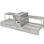 Churrasqueira Parrilla Profissional de Alvenaria Premium 127cm, 146cm OU 166cm - INOX 304 - Imagem 3