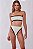 Top Bandeau Jacque White - Textura Matte - Imagem 1