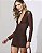 Vestido Curto Kiara Dark Chocolate - Imagem 1
