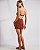 Mini Saia Olivia Cleo Ganache - Textura Matte - Imagem 4