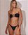 Top Bandeau Raika Preto - Textura Matte - Imagem 2