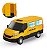 Brinquedo Miniatura Van Iveco Daily Van Escolar Abre Porta - Imagem 1