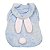 Roupinha Para Pet Cachorro Casaco Rabbits Azul Emporium Distripet - Imagem 3