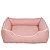 Cama Para Pet Cachorro e Gato Sarja Elegance Rosa Emporium Distripet - Imagem 1