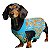 Roupinha Para Pet Cachorro Blusão Bugs Azul Emporium Distripet - Imagem 2