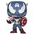 Funko Pop! Venomized Captain America #364 - Imagem 1