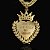 PINGENTE POZE JESUS É O DONO DO LUGAR ( 14g-  5x5,5cm) (G) - BANHO DE OURO 18k - Imagem 1