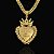 PINGENTE POZE JESUS É O DONO DO LUGAR ( 14g-  5x5,5cm) (G) - BANHO DE OURO 18k - Imagem 2