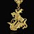 PINGENTE SÃO JORGE M ( 3x3cm) - BANHO DE OURO 18K - Imagem 4
