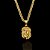 PINGENTE FACE DE CRISTO M (15g-  4x3cm) - BANHO DE OURO 18k - Imagem 1