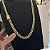 Corrente Lacraia 10mm 70cm – Banhada a Ouro 18K - Imagem 8