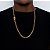 Corrente Cadeado 7mm 70cm – Banho Ouro 18k - Imagem 2